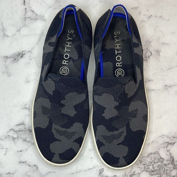 Rothy's The Original Slip On Sneaker in Camo 7 - Picture 2 of 8